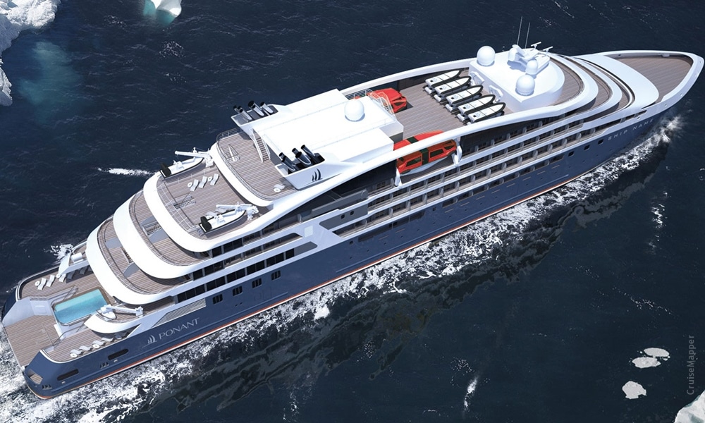 Cruiseschip-Le Jaques Cartier-Ponant-Schip