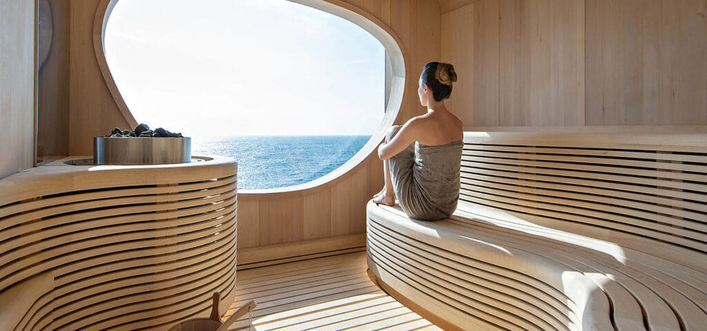 Cruiseschip-Le Jaques Cartier-Ponant-Sauna