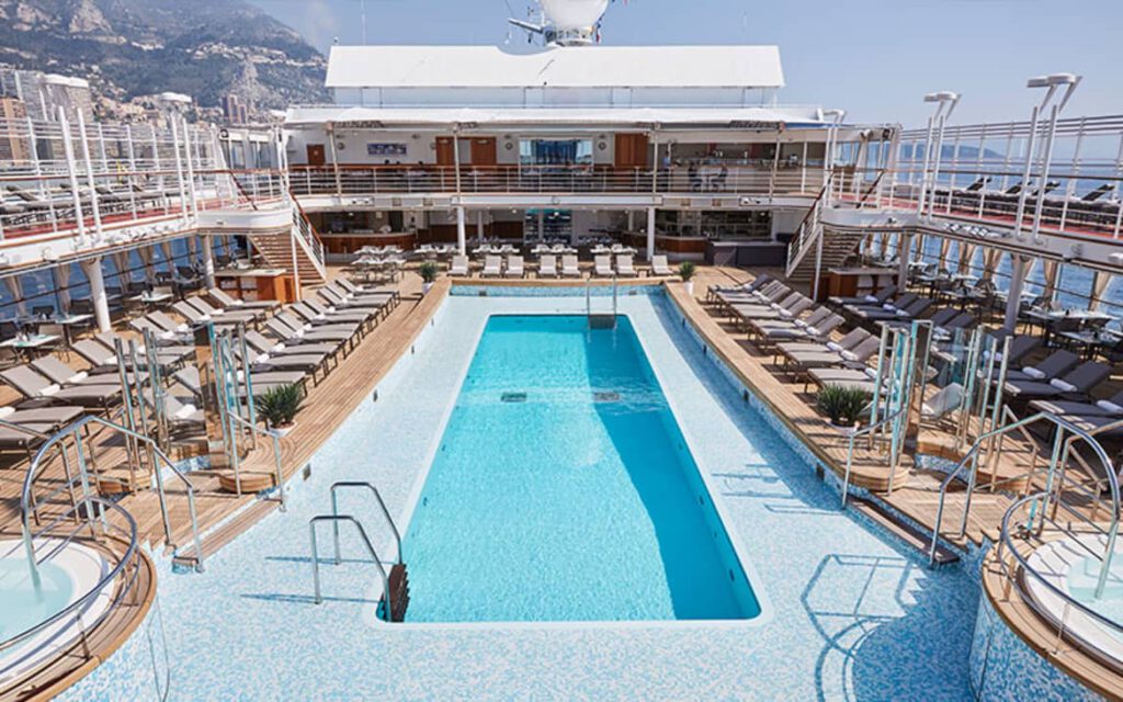 Cruiseschip-Silver Moon-Silversea Cruises-Zwembad