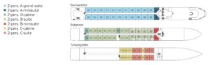 Cruiseschip-HS Grace-Friendship-Riviercruise-Dekkenplan