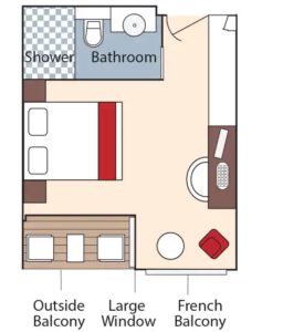 Amawaterways-AmaBella-schip-rivierschip-cruiseschip-Categorie BB-BA-balkonhut-diagram