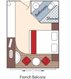 Amawaterways-AmaBella-schip-rivierschip-cruiseschip-Categorie C-buitenhut-frans balkon-diagram