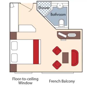 Amawaterways-AmaDante-AmaDolce-AmaLyra-schip-rivierschip-cruiseschip-Categorie A plus-buitenhut balkon-diagram