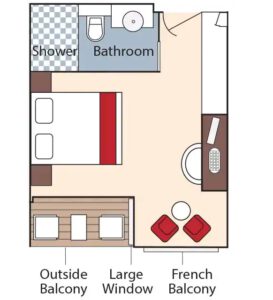 Amawaterways-AmaKristina-schip-rivierschip-cruiseschip-Categorie BB-BA-buitenhut balkon-diagram