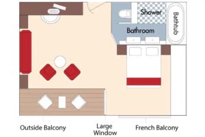 Amawaterways-AmaKristina-schip-rivierschip-cruiseschip-Categorie Suite-diagram