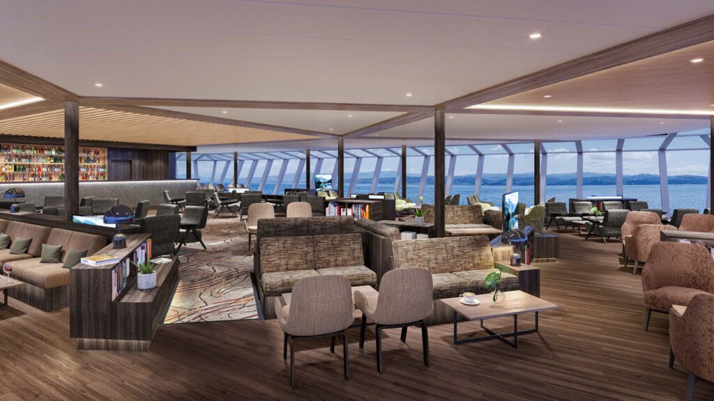 Cruiseschip-Hurtigruten-MS Fram-Schip-Explorer Bar