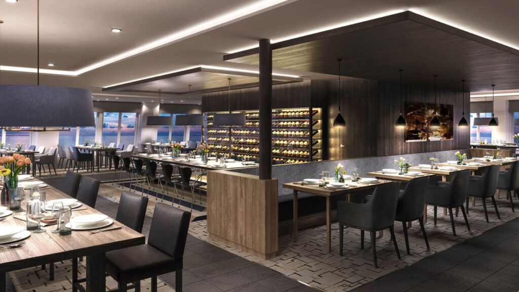 Cruiseschip-Hurtigruten-MS Maud-schip-Aune Restaurant