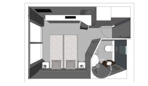 Rivierschip-CroisiEurope-MS Vivaldi-Cruise-Diagram-Buitenhut