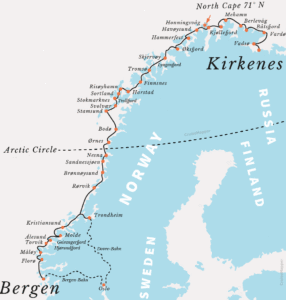 noorwegen-hammerfest-haven-map