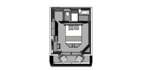 Rivierschip-CroisiEurope-RV Indochine II-Cruise-Hutcategorie-Diagram-Suite