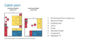 Rivierschip-Nicko Cruises-MS Heidelberg-Cruise-Hutcategorie-Diagram