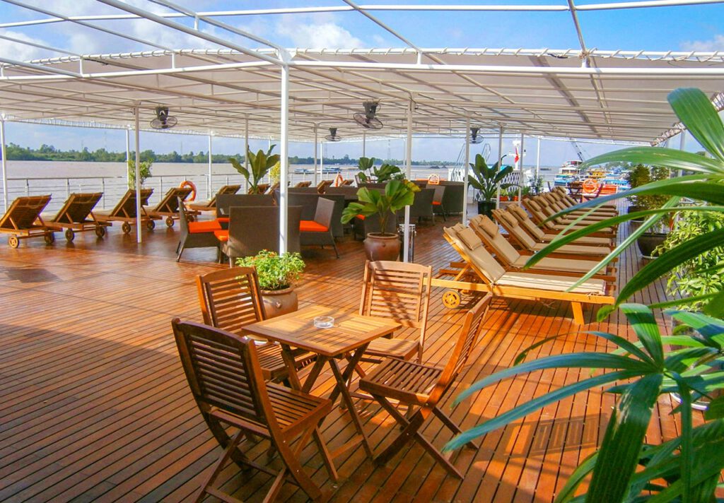 Rivierschip-Nicko Cruises-MS Mekong Adventurer-Cruise-Zonnedek