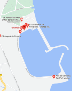 frankrijk-Le-Verdon-sur-Mer-haven-map.png