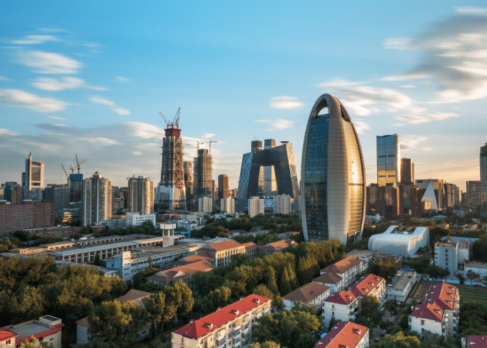 China-Beijing-cruise-haven-uitzicht-stad