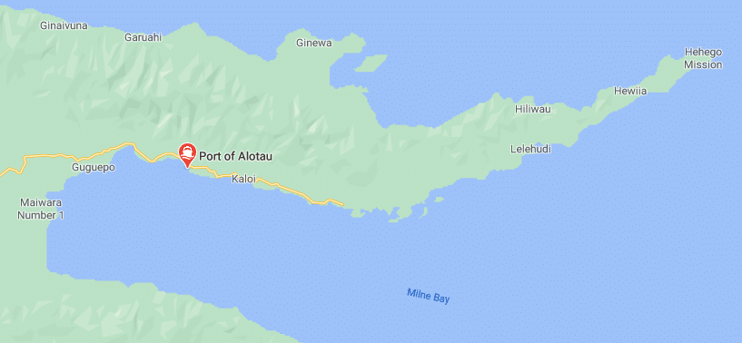 Papua-Nieuw-Guinea-Alotau-Cruise-haven-map