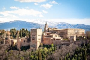Spanje-Almeria-Cruise-Haven-Granada-Alhambra-stad-uitzicht