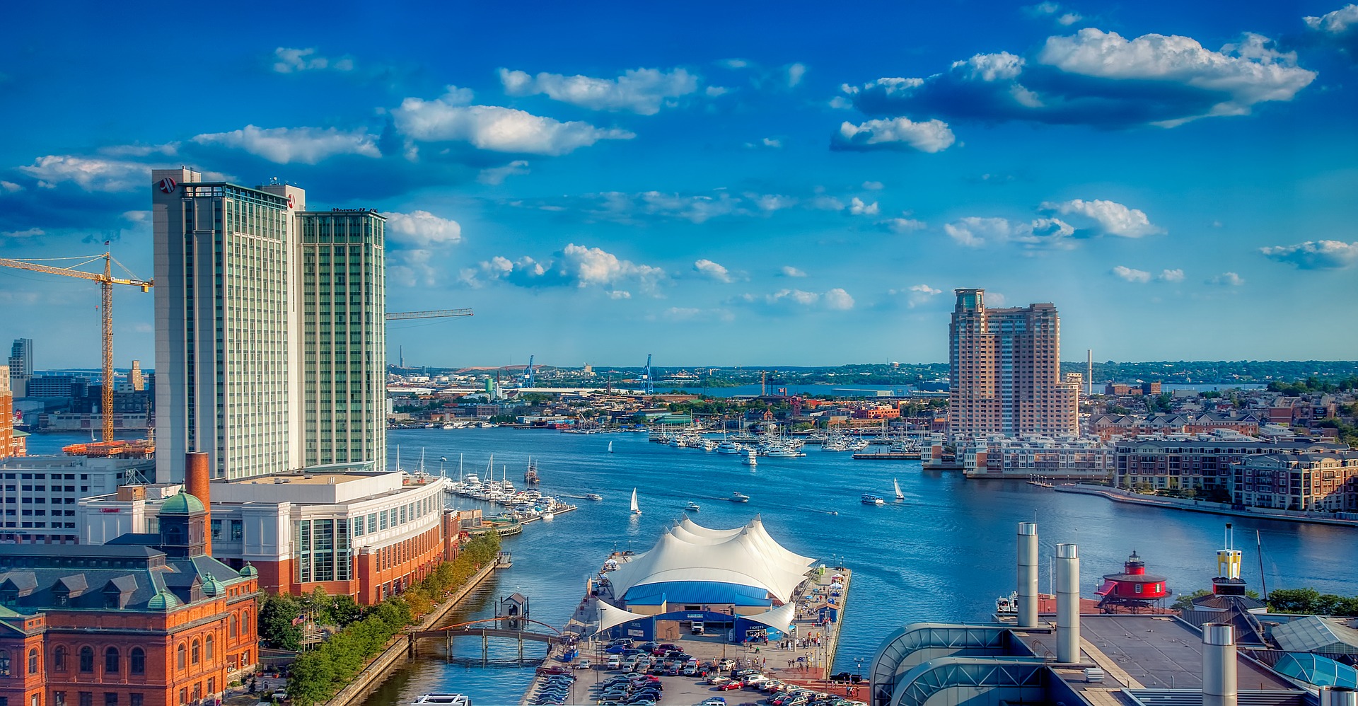 Verenigde-Staten-Baltimore-cruise-haven-stad-uitzicht