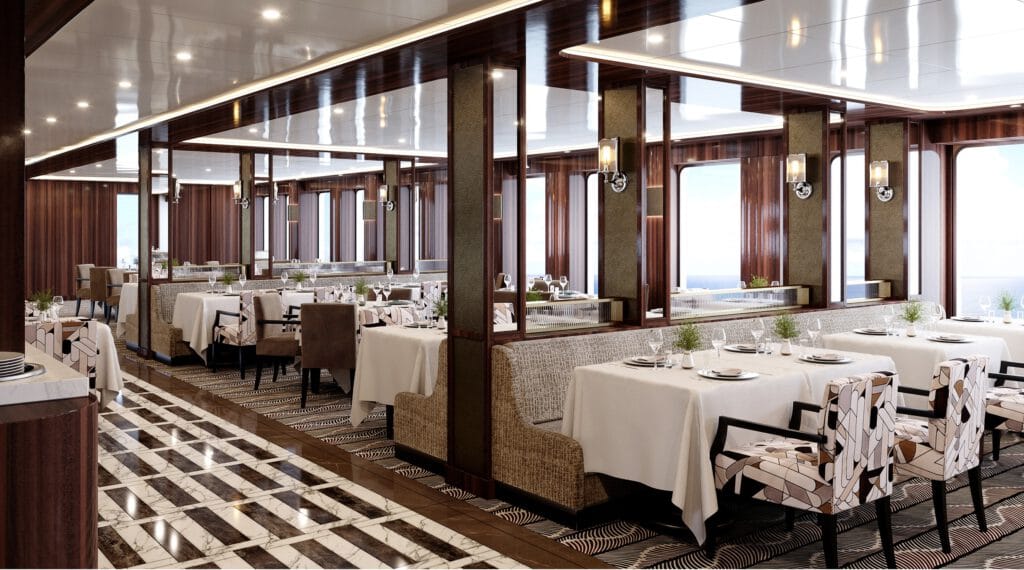 Cruiseschip-Atlas Ocean Voyage-World Navigator-Cruises-Restaurant