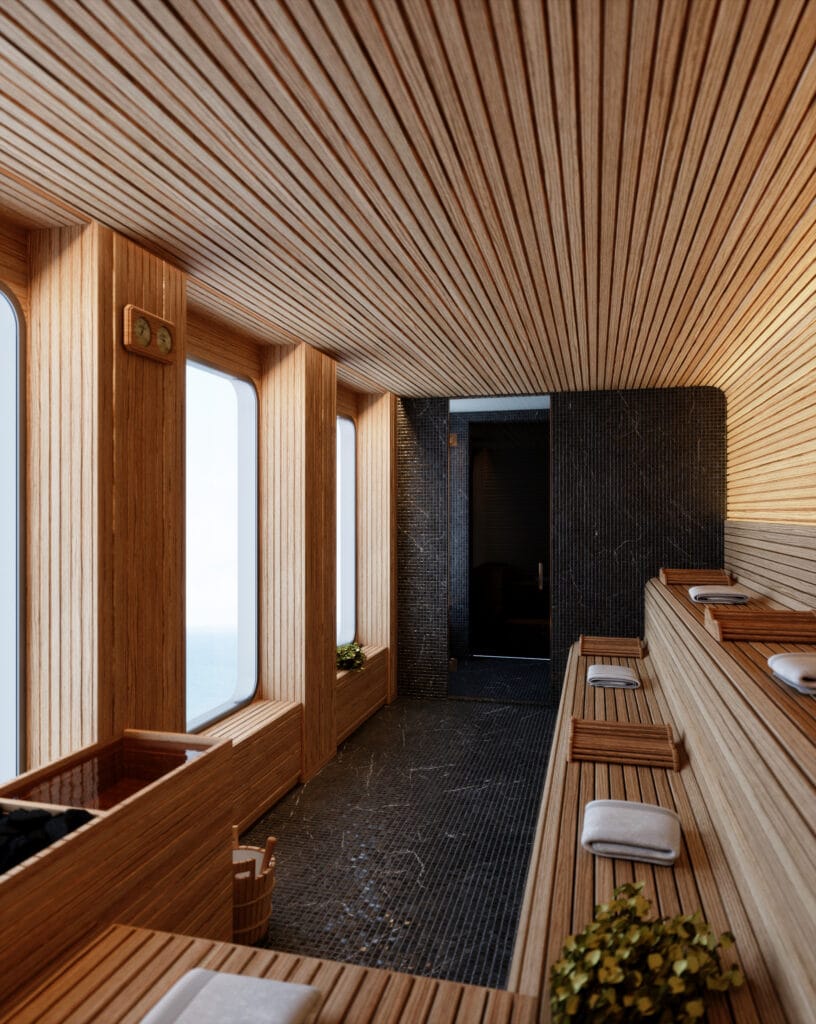 Cruiseschip-Atlas Ocean Voyage-World Navigator-Cruises-Sauna
