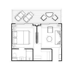 Cruiseschip-Atlas Ocean Voyage-World Navigator-Cruises-Hutcategorie-Diagram-Journey Suite