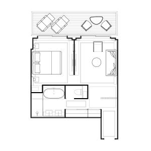 Cruiseschip-Atlas Ocean Voyage-World Navigator-Cruises-Hutcategorie-Diagram-Navigator Suite