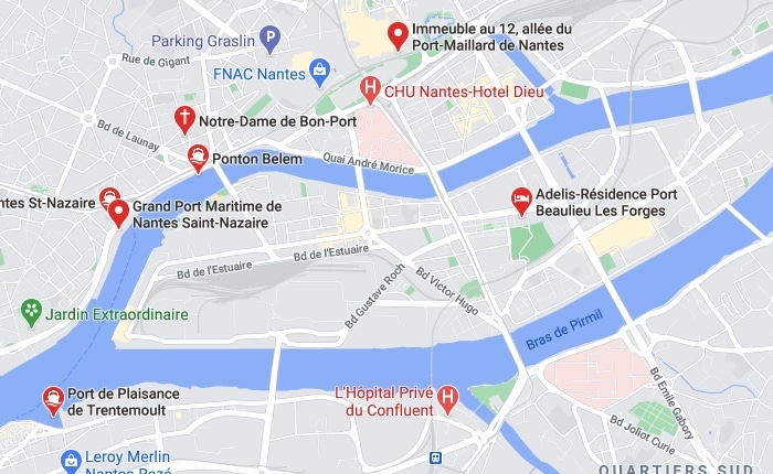Frankrijk-nantes-cruise-haven-map