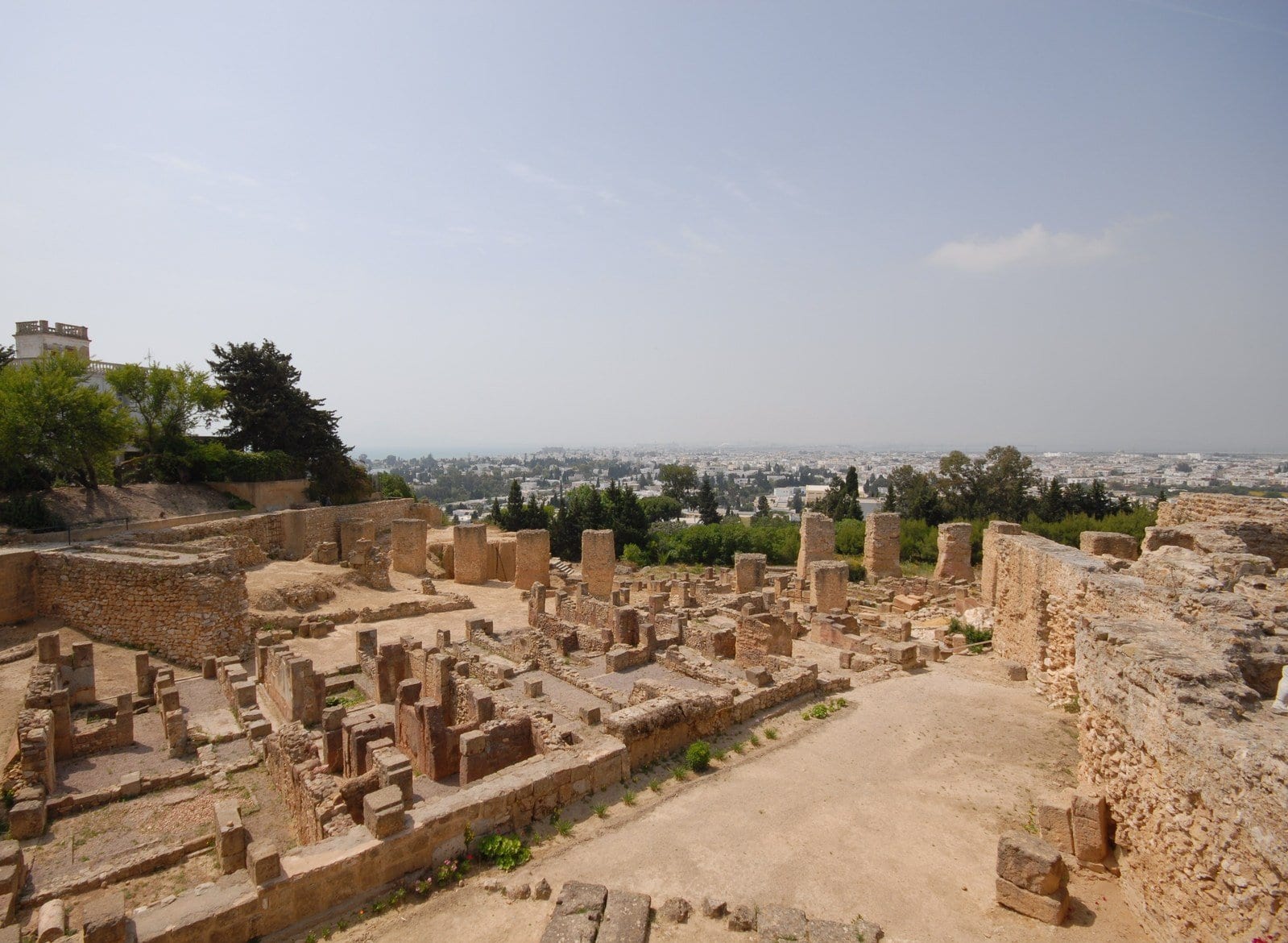 Tunesië-la-goulette-carthago-ruïnes-stad