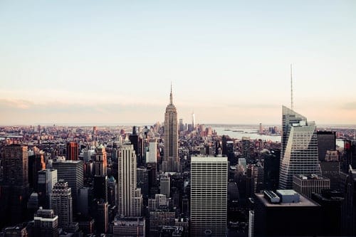 Verenigde-Staten-new-york-skyline-stad-uitzicht