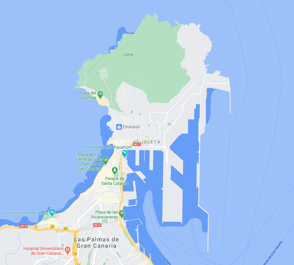 spanje-gran-canaria-las-palmas-cruise-haven-map