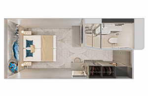 Norwegian Cruise Line-NCLPrima-Cruiseschip-Hutcategorie-cat. IA Diagram