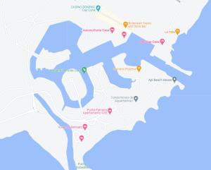 Dominicaanse republiek-Punta Cana-cruise-haven-map