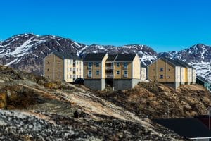 Groenland-Sisimiut-huizen