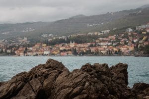 Kroatie-Rijeka-zee
