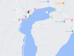 Noorwegen-Ulvik-cruise-haven-map