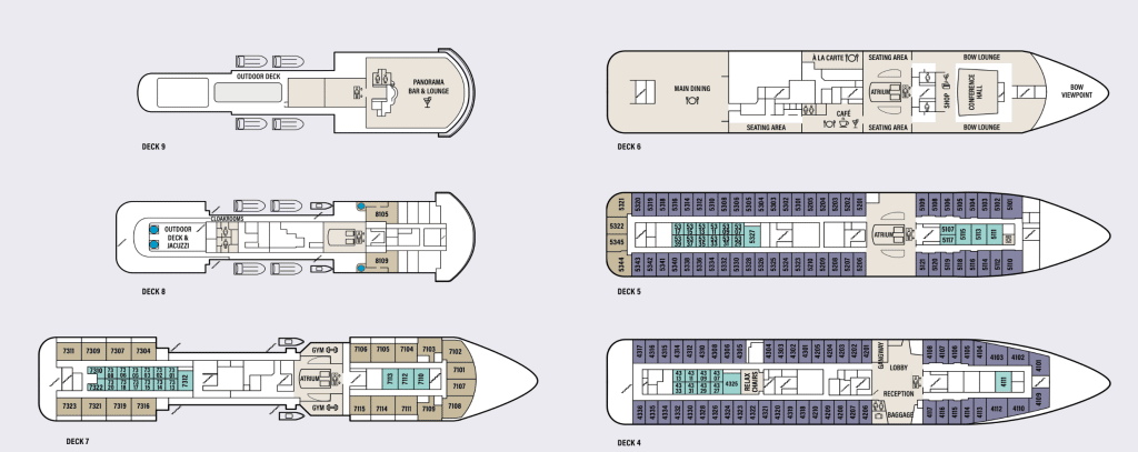 Havila-Voyages-Havila-Castor-Capella-Dekkenplan